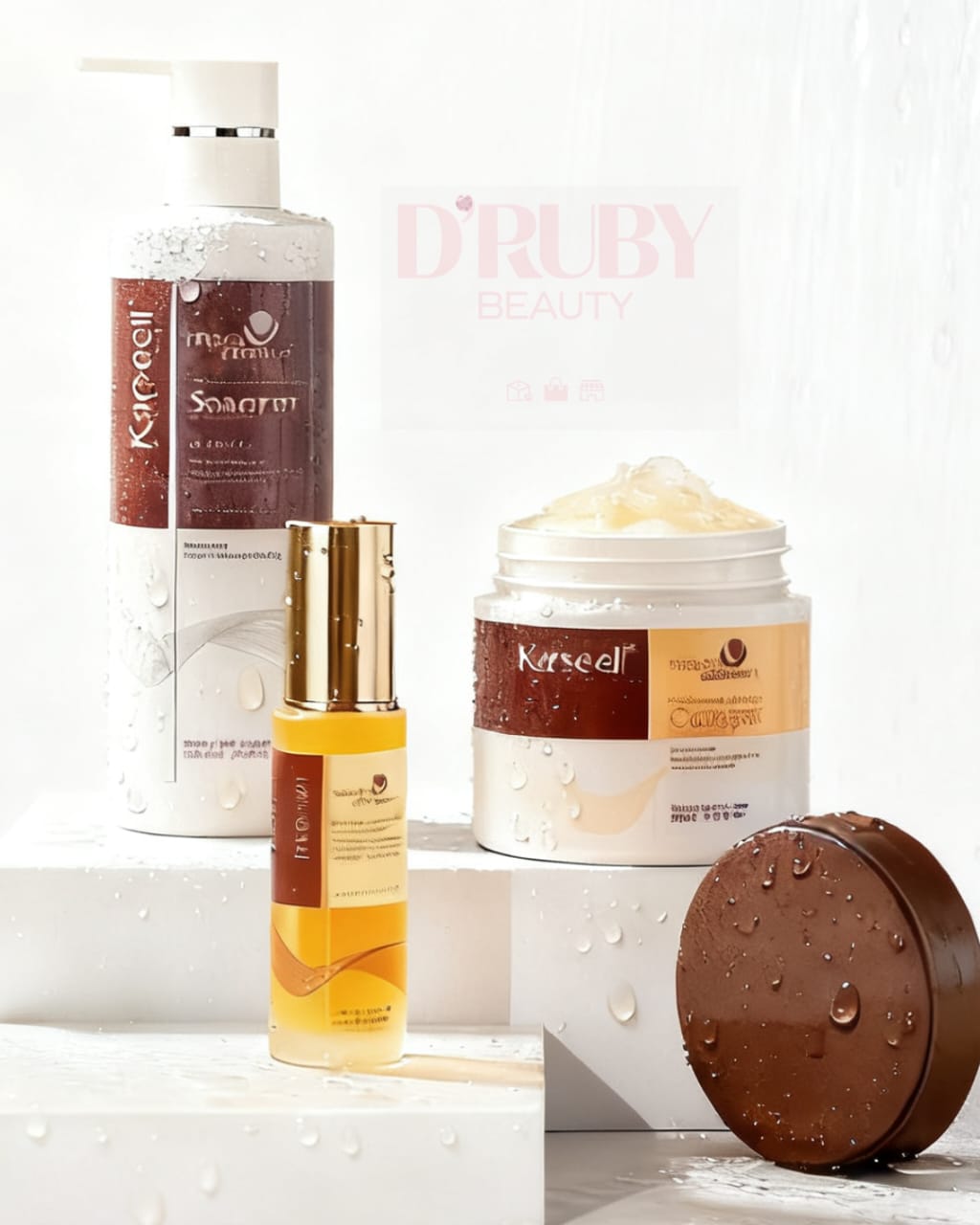 COMBO KRSELL SHAMPO ,MASCARILLA Y ACEITE