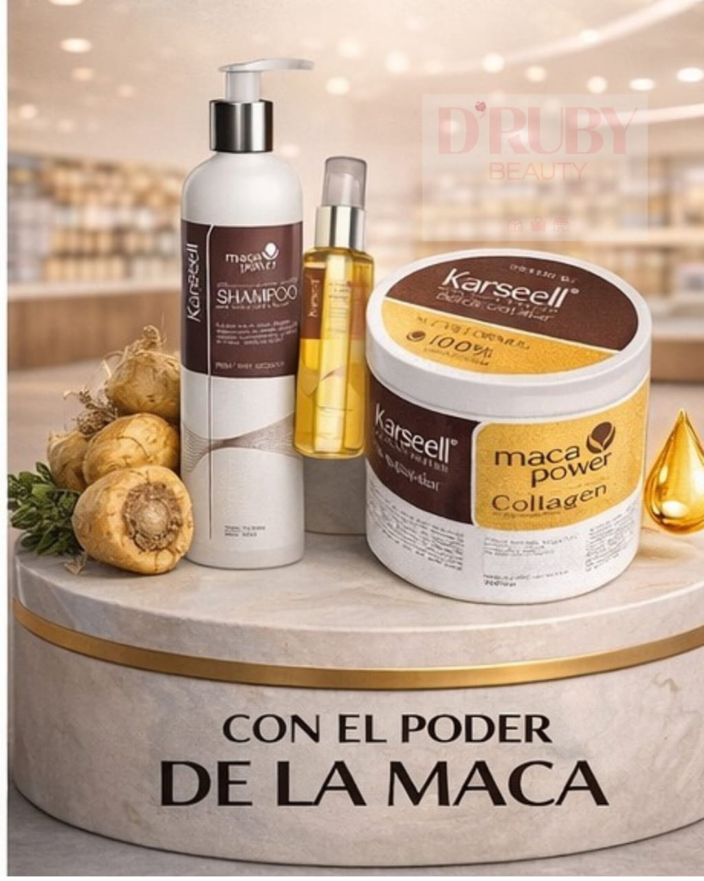 COMBO KRSELL SHAMPO ,MASCARILLA Y ACEITE
