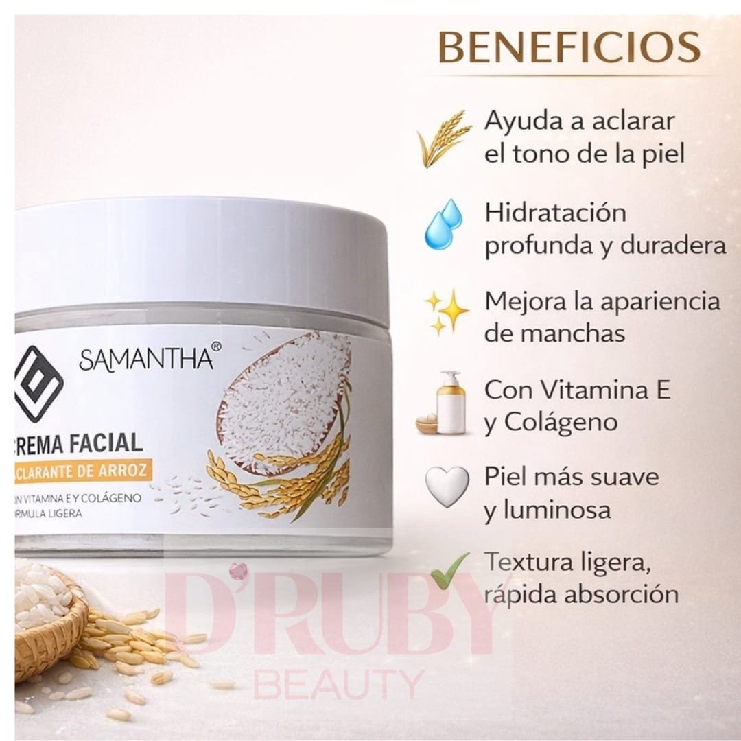 CREMA ACLARTE DE ARROZ